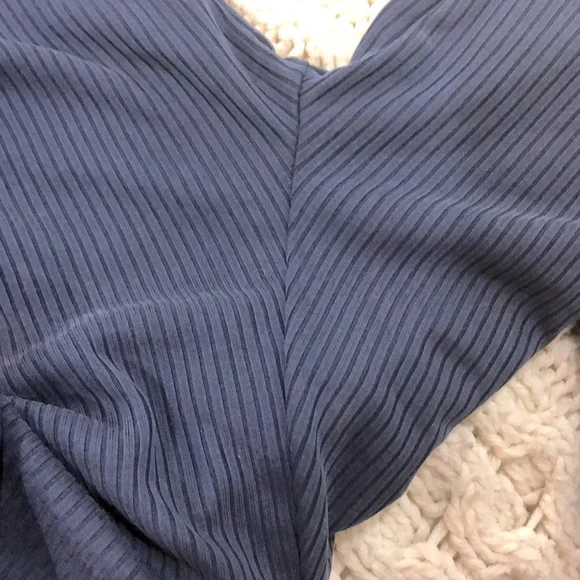 JeyRey size small navy blue ribbed cozy matching pant set - Picture 9 of 9